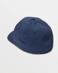 Volcom Mens Stone Tech Flexfit Delta Hat - Navy