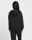 Volcom Womens Lil Frenchie Zip Hoodie- BLK