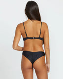 Volcom Womens Simply Seamless Crop Bikini Top