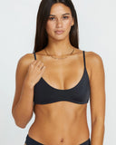 Volcom Womens Simply Seamless Crop Bikini Top