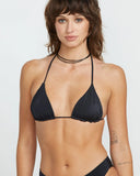 Volcom Womens Simply Seamless Triangle Bikini Top