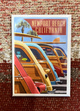 Lantern Press Magnets - Newport Beach & Balboa Island