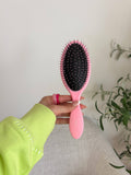 Sunkissed Coconut Pink Hairbrush With Travel Pouch