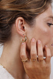 Jax Kelly Gold Hoop Earrings - Smooth
