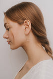 Jax Kelly Gold Drop Earrings - Rose Quartz