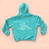 All Swell Sea Glass Surf Kids Embroidered Hoodie