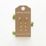 Amano Daisy Chain Drop Earrings