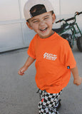 LT Little Boys Fast Makes Me Happy S/S Tee - Orange