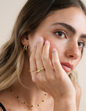 Jax Kelly Illusion Double Hoop - Gold Earrings