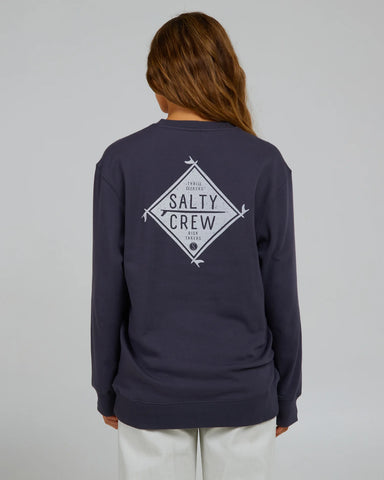 Salty Crew Womens Board Meeting Crewneck Sweatshirt