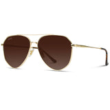 WMP Ramsey - Geometric Polarized Aviators Sunglasses