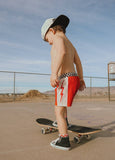 LT Little Boys Electric Boardies Red