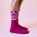 Sunshine Studios Cool Ass Granny Striped Crew Socks