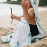 Coco Moon Hooded Towel Wash Cloth Sets
