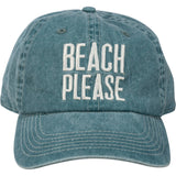 Beach Please Baseball Dad Cap