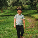 Coco Moon Lei Stand Bamboo Polo Shirt