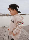 LT Little Boys PUNK Pullover Hoodie - Brown