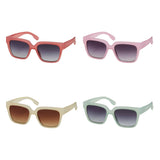 K6791 Blue Gem Kids Glam Square Sunglasses
