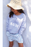 Oat Collective LITTLE BEACH BUM Toddler Graphic Sweatshirt