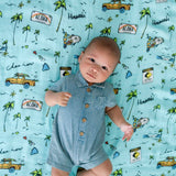 Coco Moon We Go Holoholo Baby Quilt