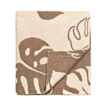 Coco Moon Mocha Monstera Little Bliss Blanket