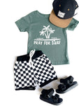 Urban Pines Pray For Surf S/S Toddler Tees