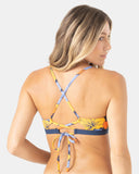 ROXY Womens Surf Sport Triangle Reversible Bikini Top