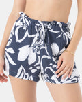 ROXY Womens Oceanside Stoke Paper Bag Waist Shorts