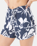 ROXY Womens Oceanside Stoke Paper Bag Waist Shorts