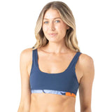 ROXY Womens Surf Sport Bralette Reversible Bikini Top