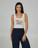 Salty Crew Womens Sunrise Cropped Tank Top