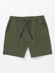 Volcom Mens Hoxstop Elastic Waist Shorts - Squadron Green