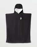 Volcom Mens Hooded Changing Towel - Black