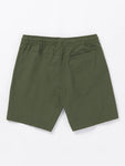 Volcom Mens Hoxstop Elastic Waist Shorts - Squadron Green