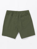 Volcom Mens Hoxstop Elastic Waist Shorts - Squadron Green