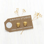 Amano Studios Monstera Stud Earrings