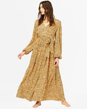 Billabong Nine Lives Wrap Maxi Dress