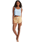 Billabong Road Trippin Crinkle Elastic Waist Shorts