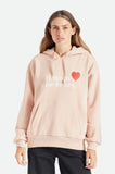 Brixton Is For Lovers Hoodie- Rose Dust