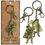 California Bear HUG Keychain