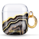 Ellie Rose Air Pods Case - Black Agate