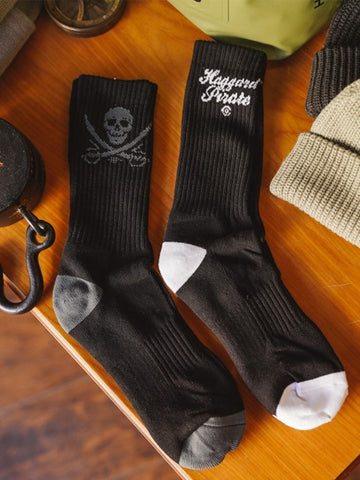 Haggard Pirate 2-Pack Sock Set-Black