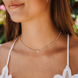 Lotus & Luna Goddess Crystal Stone Necklaces