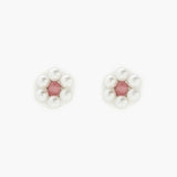 Pura Vida Bitty Pearl Flower Stud Earrings