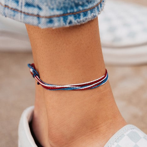 Pura Vida Homes For Our Troops Charity Anklet