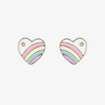 Pura Vida Pastel Vintage Heart Stud Earrings