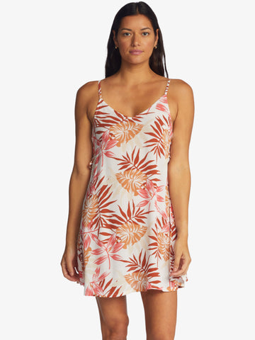 ROXY Printed Beachy Vibes Beach Dress