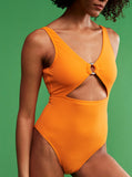 ROXY Womens Color Jam One-Piece Swimsuit
