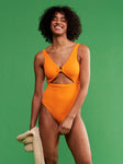 ROXY Womens Color Jam One-Piece Swimsuit
