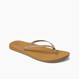 Reef Cushion Bounce Slim Womens Sandal Leopard